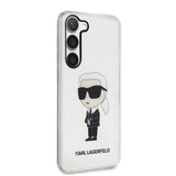 Husa pentru Samsung Galaxy S23, Karl Lagerfeld Hardcase Transparent (KLHCS23SHNIKTCT), transparenta