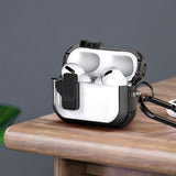 Husa casti pentru AirPods 4, Dux-Ducis, Pecn Series Case Pink, alb