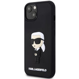 Husa pentru iPhone 14 Plus, Karl Lagerfeld 3D Design (KLHCP14M3DRKINK), negru