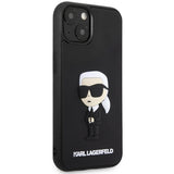 Husa pentru iPhone 14 Plus, Karl Lagerfeld 3D Design (KLHCP14M3DRKINK), negru