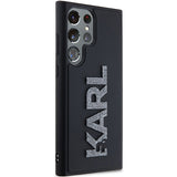 Husa pentru Samsung Galaxy S24 Ultra, Karl Lagerfeld 3D Design (KLHCS24L3DMBKCK), negru