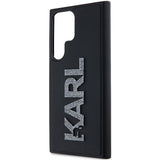 Husa pentru Samsung Galaxy S24 Ultra, Karl Lagerfeld 3D Design (KLHCS24L3DMBKCK), negru