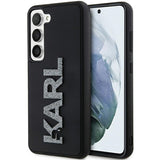Husa pentru Samsung Galaxy S24, Karl Lagerfeld 3D Design (KLHCS24S3DMBKCK), negru