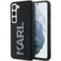Husa pentru Samsung Galaxy S24, Karl Lagerfeld 3D Design (KLHCS24S3DMBKCK), negru