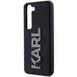 Husa pentru Samsung Galaxy S24, Karl Lagerfeld 3D Design (KLHCS24S3DMBKCK), negru