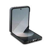 Husa pentru Samsung Galaxy Z Flip6, Karl Lagerfeld Saffiano (KLHCZF6SAPKCNPK), negru
