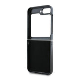 Husa pentru Samsung Galaxy Z Flip6, Karl Lagerfeld Saffiano (KLHCZF6SAPKCNPK), negru