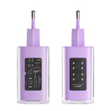 Incarcator retea Acefast Exploration Series (A45), 2 x USB-C, USB, GaN, PD65W, Incarcare rapida, gri