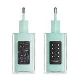 Incarcator retea Acefast Exploration Series (A45), 2 x USB-C, USB, GaN, PD65W, Incarcare rapida, verde