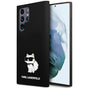 Husa pentru Samsung Galaxy S24 Ultra, Karl Lagerfeld Silicone (KLHCS24LSNCHBCK), negru