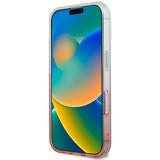 Husa pentru iPhone 16 Plus, Guess IML Glitter Gradient MagSafe (GUHMP16MHGRCELW), maro
