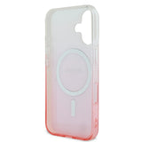 Husa pentru iPhone 16 Plus, Guess IML Glitter Gradient MagSafe (GUHMP16MHGRCELW), maro