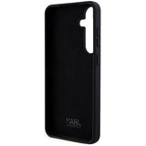 Husa pentru Samsung Galaxy S24 Plus, Karl Lagerfeld Silicone (KLHCS24MSNIKBCK), negru