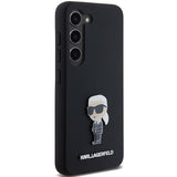 Husa pentru Samsung Galaxy S23 Plus, Karl Lagerfeld Silicone (KLHCS23MSMHKNPK), negru