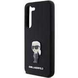 Husa pentru Samsung Galaxy S23 Plus, Karl Lagerfeld Silicone (KLHCS23MSMHKNPK), negru