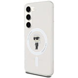 Husa pentru Samsung Galaxy S24, Karl Lagerfeld IML MagSafe (KLHMS24SHFCKNOT), transparenta