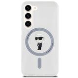 Husa pentru Samsung Galaxy S24, Karl Lagerfeld IML MagSafe (KLHMS24SHFCKNOT), transparenta