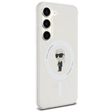 Husa pentru Samsung Galaxy S24, Karl Lagerfeld IML MagSafe (KLHMS24SHFCKNOT), transparenta