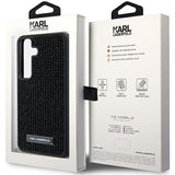 Husa pentru Samsung Galaxy S24 Plus, Karl Lagerfeld Hardcase Rhinestone (KLHCS24MHDSPRK), negru