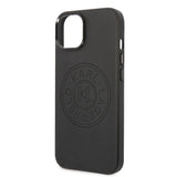 Husa pentru iPhone 14 Plus, Karl Lagerfeld Hardcase Leather Perforated (KLHCP14MFWHK), negru