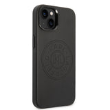 Husa pentru iPhone 14 Plus, Karl Lagerfeld Hardcase Leather Perforated (KLHCP14MFWHK), negru