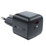 Incarcator retea Acefast (A77), Type-C, Mini GaN Charger, 30W, Power Delivery, negru