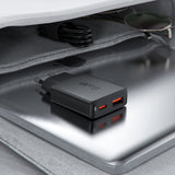 Incarcator retea Acefast (A69), Type-C, USB, PD30W, GaN Technology, Incarcare rapida Compatibility, negru