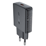 Incarcator retea Acefast (A65), Type-C, GaN Technology, 20W, Power Delivery, negru