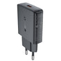 Incarcator retea Acefast (A65), Type-C, GaN Technology, 20W, Power Delivery, negru