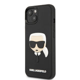 Husa pentru iPhone 14 Plus, Karl Lagerfeld 3D Design (KLHCP14MKH3DBK), negru