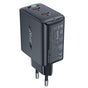 Incarcator retea Acefast (A49), 2x Type-C, Universal Charger, GaN Technology, PD35W, negru