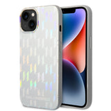 Husa pentru iPhone 14 Plus, Karl Lagerfeld Hardcase Monogram (KLHCP14MLGMMSV3), argintiu