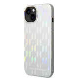 Husa pentru iPhone 14 Plus, Karl Lagerfeld Hardcase Monogram (KLHCP14MLGMMSV3), argintiu