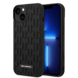 Husa pentru iPhone 14 Plus, Karl Lagerfeld 3D Design (KLHCP14MRUPKLPK), negru