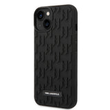 Husa pentru iPhone 14 Plus, Karl Lagerfeld 3D Design (KLHCP14MRUPKLPK), negru