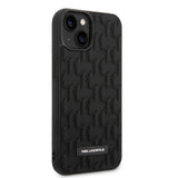 Husa pentru iPhone 14 Plus, Karl Lagerfeld 3D Design (KLHCP14MRUPKLPK), negru