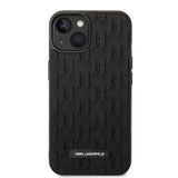 Husa pentru iPhone 14 Plus, Karl Lagerfeld 3D Design (KLHCP14MRUPKLPK), negru