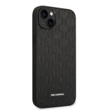 Husa pentru iPhone 14 Plus, Karl Lagerfeld Saffiano (KLHCP14MSAKLHPK), negru