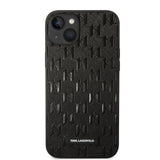 Husa pentru iPhone 14 Plus, Karl Lagerfeld Saffiano (KLHCP14MSAKLHPK), negru