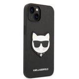 Husa pentru iPhone 14 Plus, Karl Lagerfeld Saffiano (KLHCP14MSAPCHK), negru