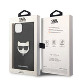 Husa pentru iPhone 14 Plus, Karl Lagerfeld Saffiano (KLHCP14MSAPCHK), negru