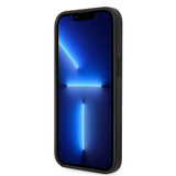 Husa pentru iPhone 14 Plus, Karl Lagerfeld Saffiano (KLHCP14MSAPKHG), argintiu