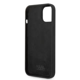 Husa pentru iPhone 14 Plus, Karl Lagerfeld Silicone (KLHCP14MSLKHBK), negru