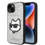 Husa pentru iPhone 14 Plus, Karl Lagerfeld Hardcase Glitter (KLHCP14MG2CPS), argintiu