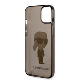 Husa pentru iPhone 14 Plus, Karl Lagerfeld Hardcase (KLHCP14MHNIKTCK), negru