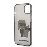Husa pentru iPhone 14 Plus, Karl Lagerfeld Hardcase Glitter (KLHCP14MHNKCTGK), negru