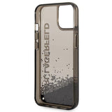 Husa pentru iPhone 14 Plus, Karl Lagerfeld Hardcase Liquid Glitter (KLHCP14MLCKVK), negru