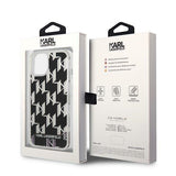 Husa pentru iPhone 14 Plus, Karl Lagerfeld Hardcase Liquid Glitter (KLHCP14MLMNMK), negru
