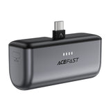 Baterie Externa Acefast (M9-5000), 2x Type-C, PD20W, 5000mAh, Indicator LED, Stecher Pliabil, cu Type-C Cablu, 0.3m