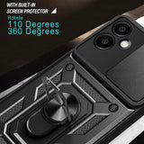 Husa pentru Samsung Galaxy A06 4G, Techsuit CamShield Series, albastru